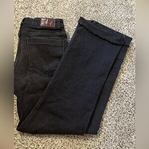 Zara demin black jeans size 4